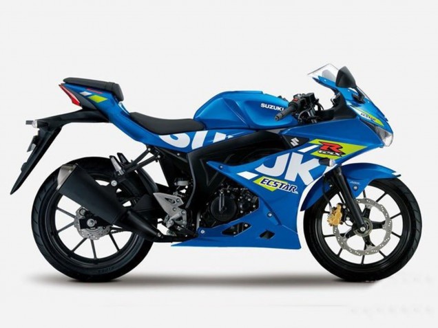 Carenagens Moto Suzuki GSXR125 2017-2025 - Azul Amarelo Ecstar