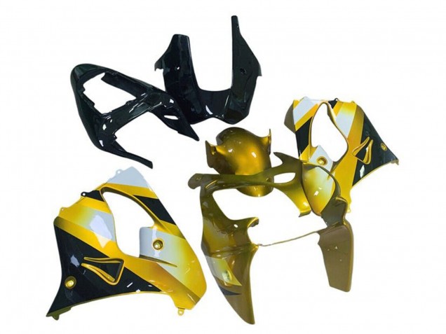 Carenagens Moto Kawasaki ZX9R 2002-2003 - Amarelo Branco Preto
