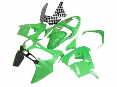Carenagens Moto Kawasaki ZX9R 2002-2003 - Verde Preto Checkered