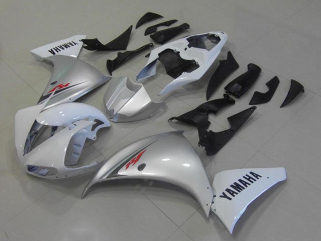 Carenagens Moto Yamaha YZF R1 2009-2011 - Branco Prata