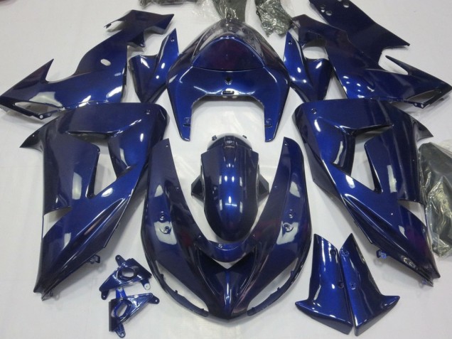 Carenagem Moto Kawasaki ZX10R 2006-2007 - Azul Escuro