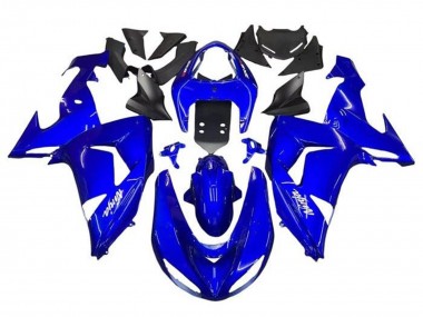 Carenagens Moto Kawasaki ZX10R 2006-2007 - Azul Branco