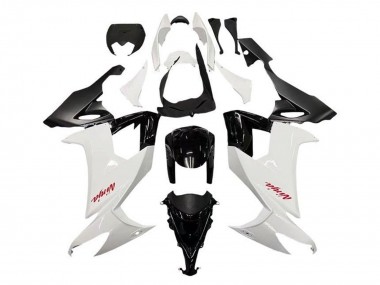 Carenagens Moto Kawasaki ZX10R 2008-2010 - Branco Preto Vermelho Decal