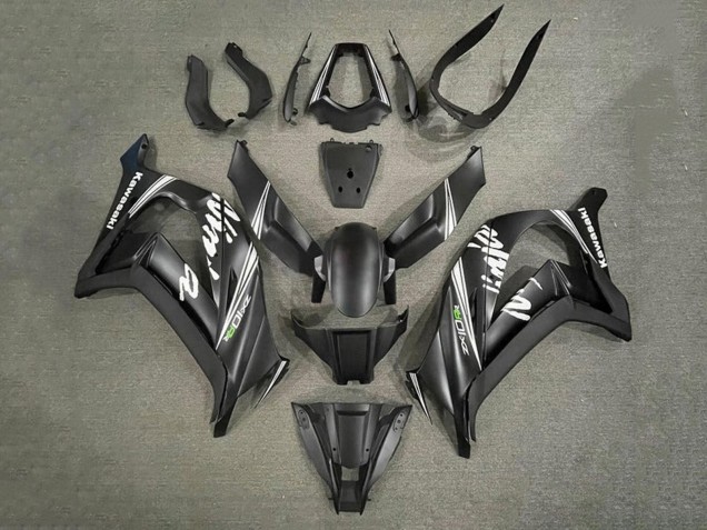 Carenagens Moto Kawasaki ZX10R 2011-2015 - Preto Fosco Branco