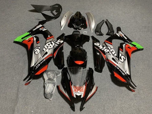 Carenagens Moto Kawasaki ZX10R 2016-2020 - Preto Brilhante Vermelho Prata Verde