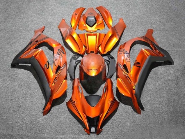 Carenagens Moto Kawasaki ZX10R 2016-2020 - Laranja Preto