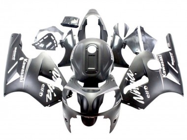 Carenagens Moto Kawasaki ZX12R 2000-2001 - Preto Fosco Branco
