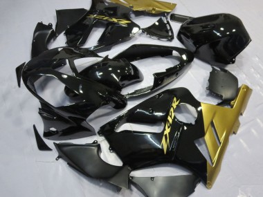 Carenagens Moto Kawasaki ZX12R 2002-2006 - Preto Brilhante Ouro