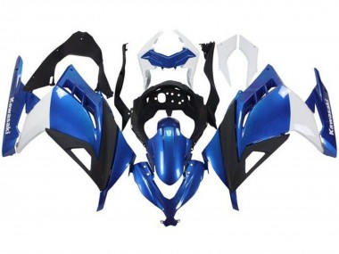 Carenagens Moto Kawasaki EX300 2013-2024 - Branco Azul Preto