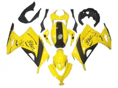 Carenagens Moto Kawasaki EX300 2013-2024 - Amarelo Preto Pikachu