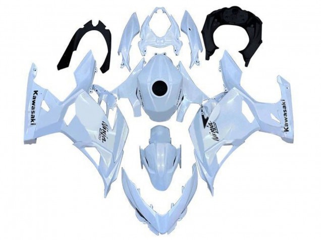 Carenagens Moto Kawasaki Ninja 400 2018-2024 - Branco Pérola