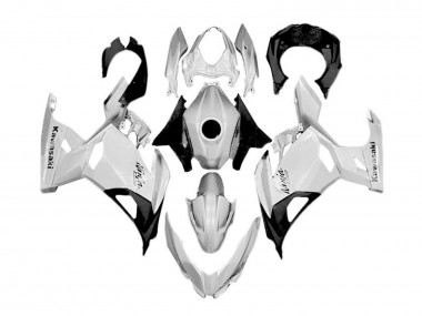 Carenagens Moto Kawasaki Ninja 400 2018-2024 - Branco Prata Preto