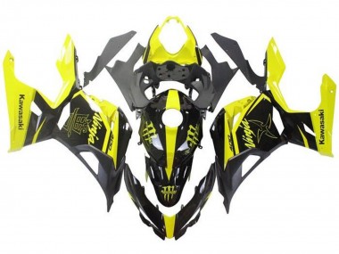Carenagens Moto Kawasaki Ninja 400 2018-2024 - Amarelo Preto Monstro