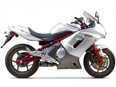 Carenagens Moto Kawasaki Ninja 650 EX650 2006-2008 - Prata Preto Vermelho
