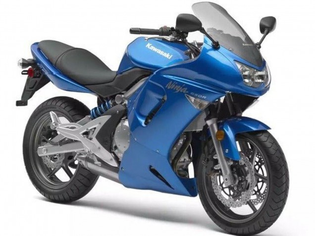 Carenagens Moto Kawasaki Ninja 650 EX650 2006-2008 - Azul Chrome