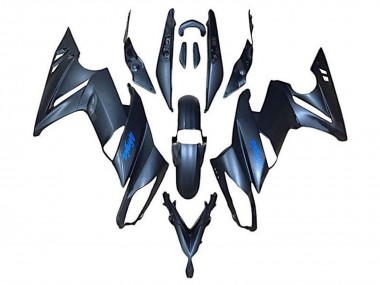 Carenagens Moto Kawasaki Ninja 650 EX650 2009-2011 - Preto Fosco Azul