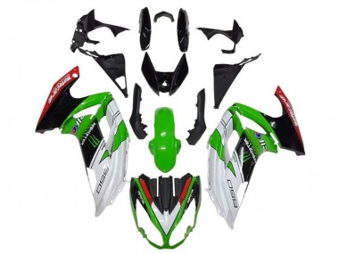 Carenagens Moto Kawasaki Ninja 650 EX650 2012-2016 - Branco Verde Preto Vermelho Monstro