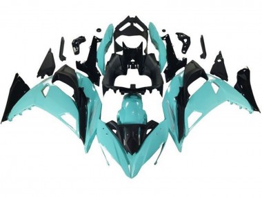 Carenagens Moto Kawasaki Ninja 650 EX650 2017-2019 - Azul Claro Preto