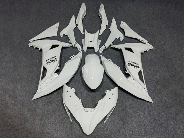 Carenagens Moto Kawasaki Ninja 650 EX650 2017-2019 - Branco Preto