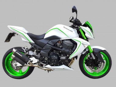 Carenagens Moto Kawasaki Z1000 2007-2009 - Branco Verde