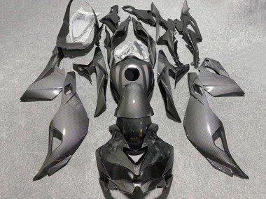 Carenagens Moto Kawasaki ZX25R ZX-25R 2019-2025 - Preto Falso Fibra de Carbono