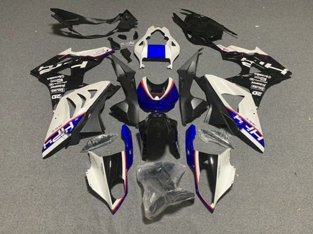 Kits Carenagem Moto BMW S1000RR 2009-2014 - Branco Vermelho Azul Preto Brilhante HP