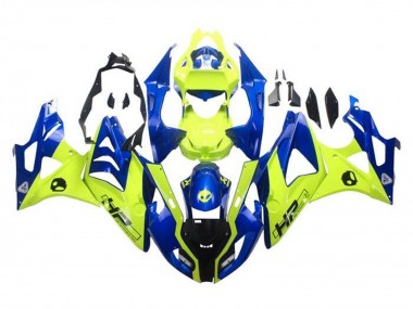Carenagens Moto BMW S1000RR 2009-2014 - Azul Amarelo HP