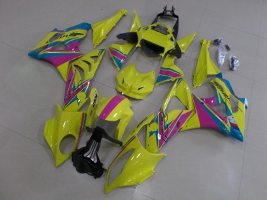 Carenagens Moto BMW S1000RR 2009-2014 - Amarelo Rosa Azul