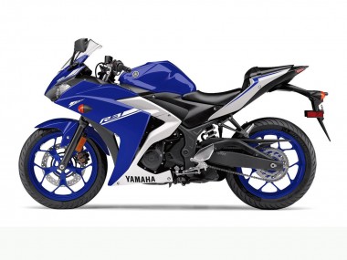 Carenagens Moto Yamaha YZF R3 2015-2018 - Azul Branco