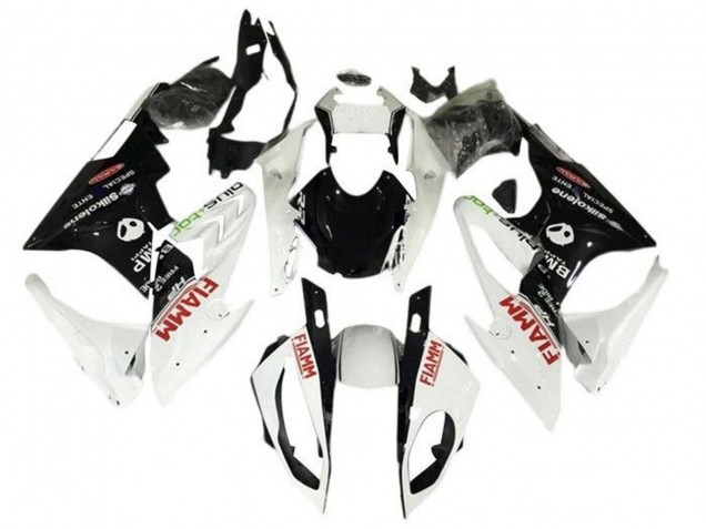 Carenagens Moto BMW S1000RR 2015-2016 - Branco Pérola Preto Fiamm
