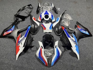 Carenagens Moto BMW S1000RR 2019-2022 - Branco Azul Preto Fosco Vermelho