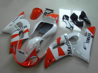 Carenagens Moto Yamaha YZF R6 1998-2002 - Branco Vermelho Marlboro