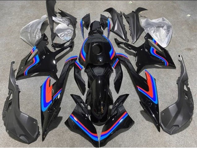 Carenagens Moto BMW S1000RR 2019-2022 - Preto Duplo Azul Vermelho