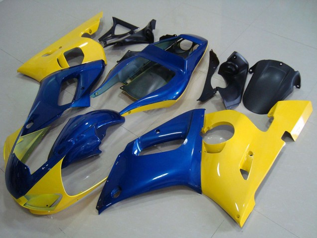 Carenagens Moto Yamaha YZF R6 1998-2002 - Amarelo Azul