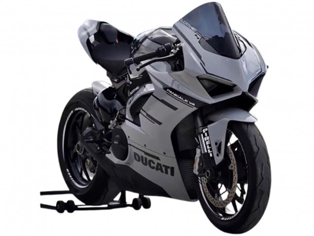 Carenagens Moto Ducati Panigale V4 V4S 2018-2019 - Cinzento Preto