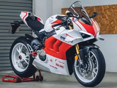 Carenagens Moto Ducati Panigale V4 V4S 2020-2021 - Branco Vermelho