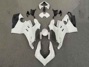 Carenagens Moto Ducati Panigale V4 V4S 2020-2021 - Branco Pérola Preto Brilhante