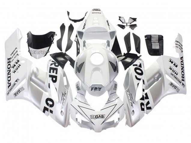 Carenagens Moto Honda CBR1000RR 2004-2005 - Branco Prata Preto Repsol