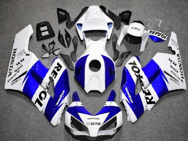 Carenagens Moto Honda CBR1000RR 2004-2005 - Branco Azul Preto Repsol