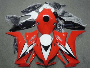 Carenagens Moto Honda CBR1000RR 2012-2016 - Branco Vermelho Preto Brilhante Listra