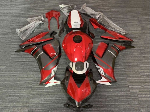 Carenagens Moto Honda CBR1000RR 2012-2016 - Vermelho Cinzento Branco