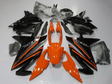 Carenagens Moto Honda CBR500R 2016-2018 - Laranja Cinzento Preto Brilhante