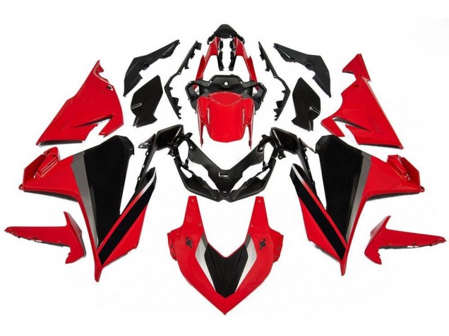 Carenagens Moto Honda CBR500R 2019-2021 - Vermelho Cinzento Preto