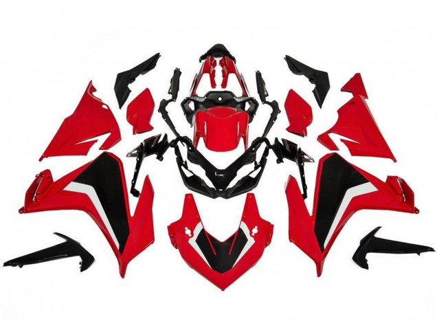 Carenagem Moto Honda CBR500R 2019-2021 - Vermelho Branco Preto