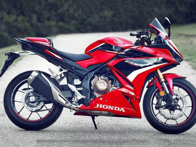 Carenagens Moto Honda CBR500R 2019-2021 - Vermelho Branco Preto Brilhante OEM Estilo