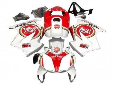 Carenagens Moto Honda VFR 800 2002-2013 - Branco Vermelho Lucky Strike
