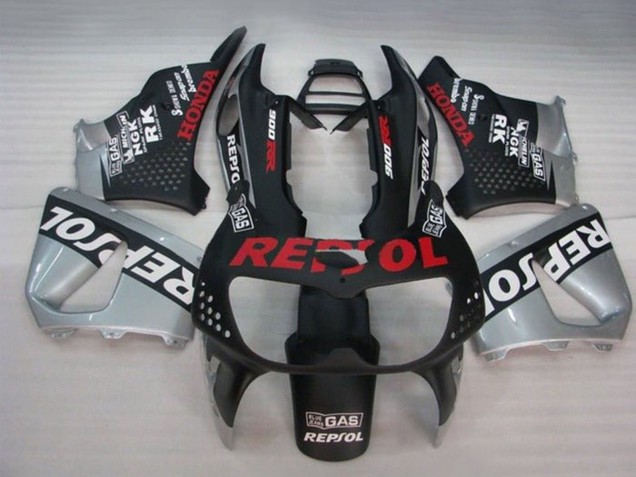 Carenagens Moto Honda CBR900RR 893 1994-1995 - Prata Preto Fosco Branco Vermelho Repsol