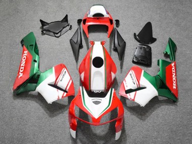Carenagens Moto Honda CBR600RR 2005-2006 - Vermelho Fosco Branco Verde