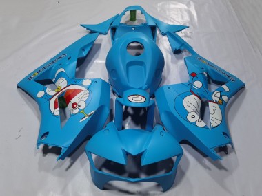 Carenagens Moto Honda CBR600RR 2013-2023 - Azul Claro Doraemon