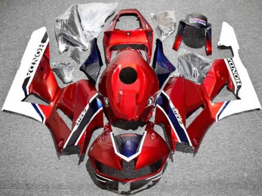Carenagens Moto Honda CBR600RR 2013-2026 - Branco Vermelho Azul